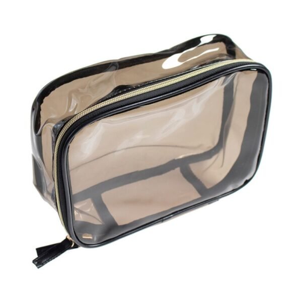 Portacosmético Get The Look Negro Transparente