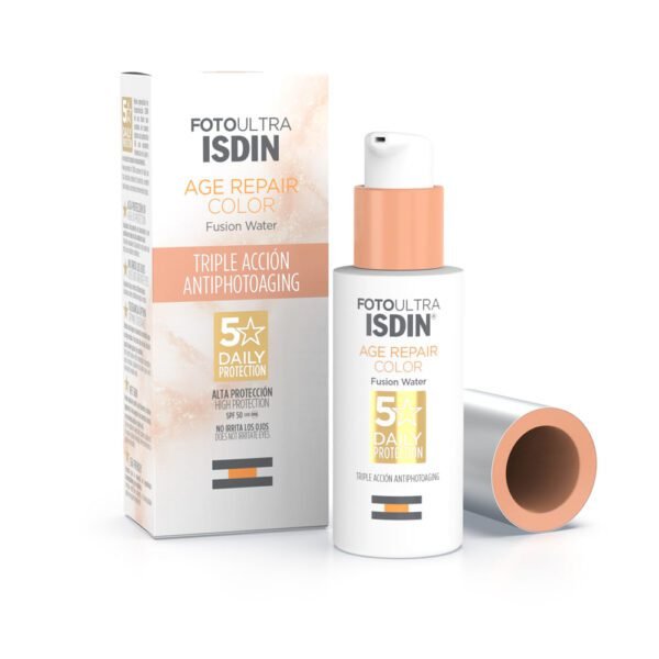 Protector Solar Facial Isdin Age Repair Color Fps 50+ x 50 ml
