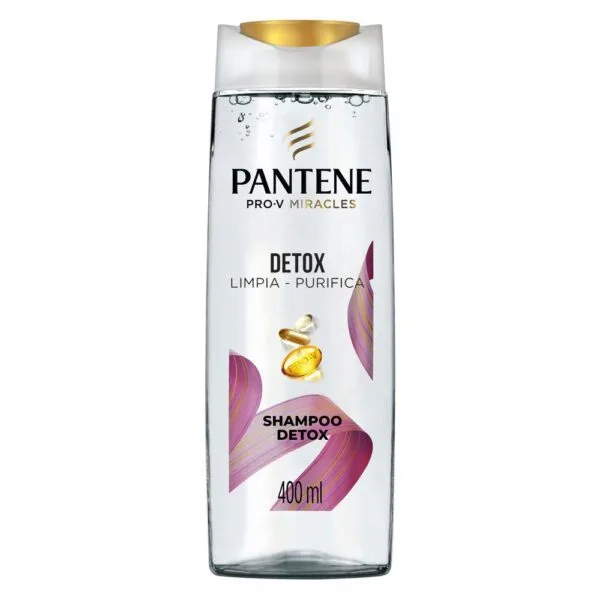 Shampoo Pantene Pro-V Miracles Detox Limpia - Purifica x 400 ml
