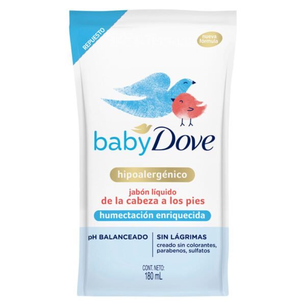 Jabón Liquido Corporal Dove Humectación Enriquecida Repuesto x 180 ml