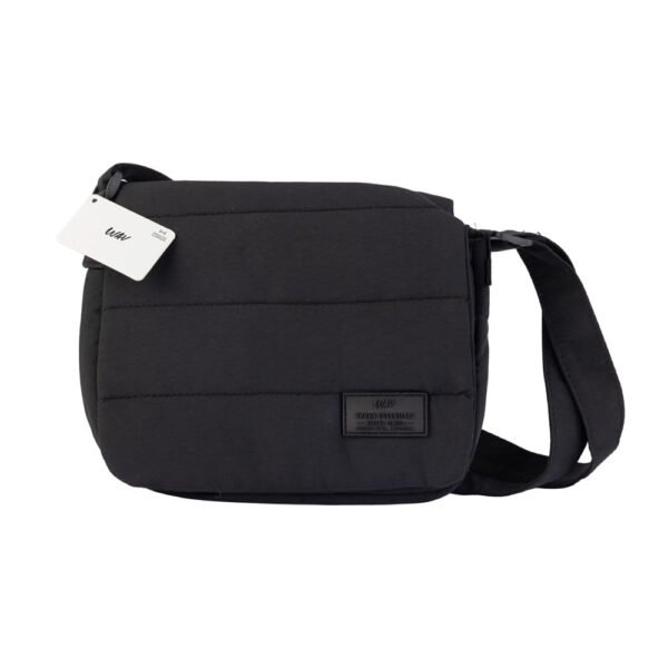 Bandolera Puffy Wav Chica Negra
