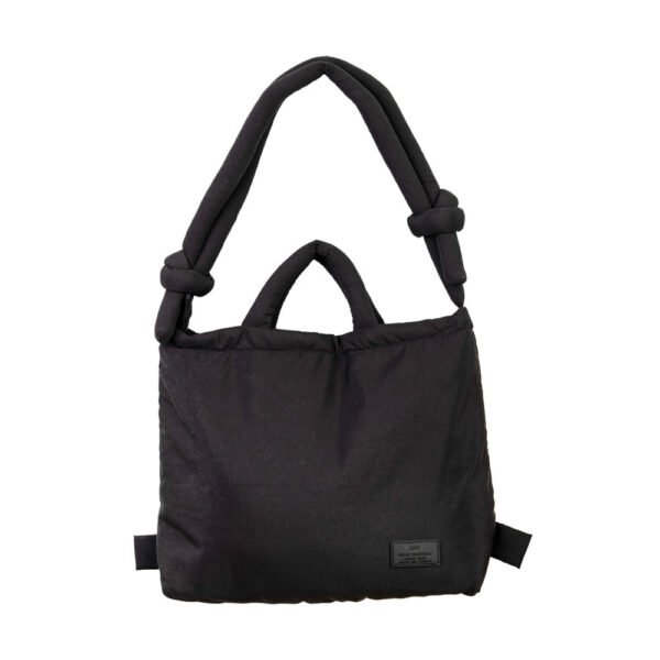 Cartera Portanotebook Wav Puffy Negra