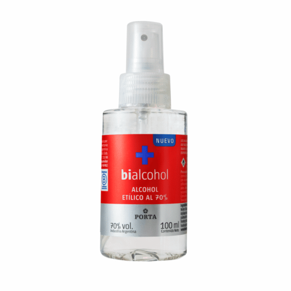Alcohol Etílico Bialcohol 70% en Spray x 100 ml