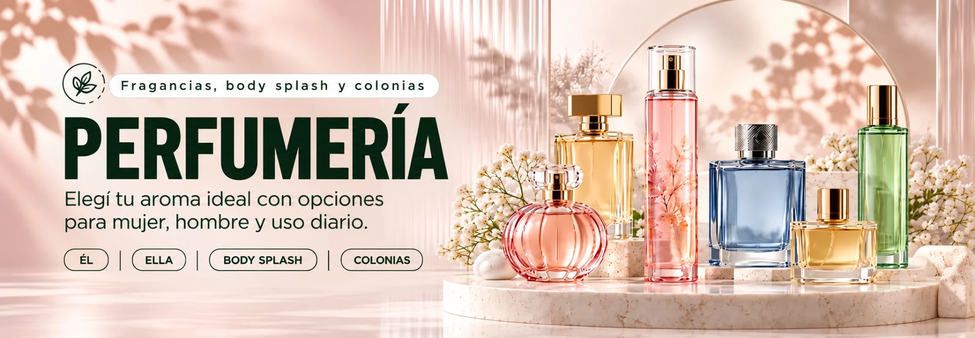 Perfumería: fragancias, body splash y colonias para él y para ella