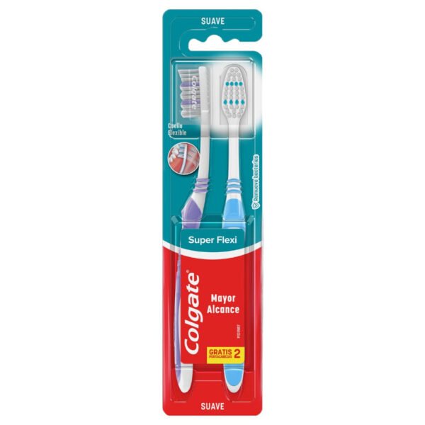 Cepillo Dental Colgate Super Flexi Suave x 2 un