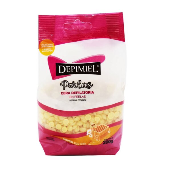 Cera Depilatoria Depimiel en Perlas Natural x 200 g
