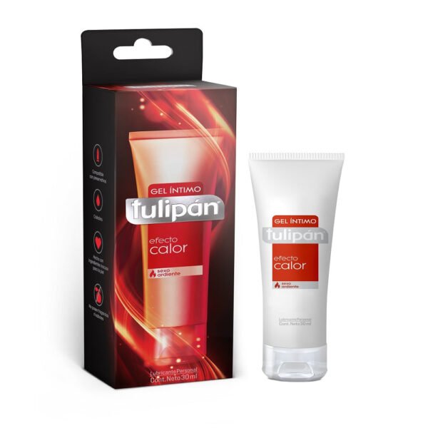 Gel Lubricante Tulipán Efecto Calor x 30 ml