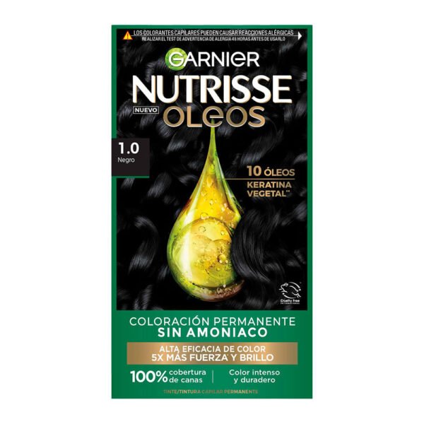 Kit Coloración Permanente Garnier Nutrisse Óleos