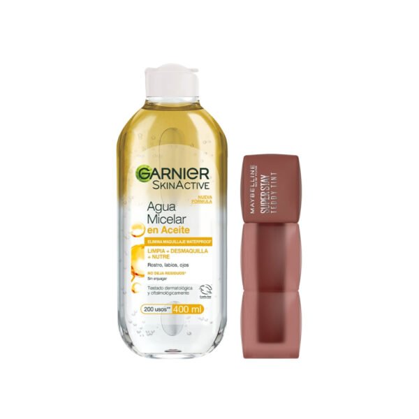 Kit Garnier y Maybelline: Teddy Tint + Agua Micelar Bifásica