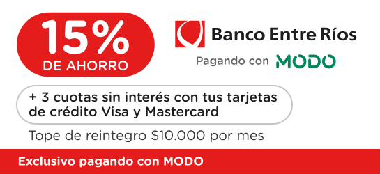Banco Entre Ríos 15% de ahorro