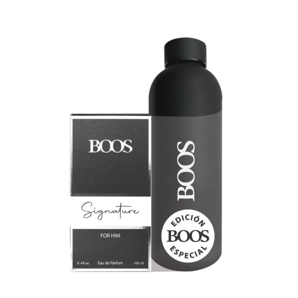 Set EDP Boos Intense Signature x 90 ml + Botella Térmica